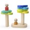 Tegu Magnetic Floating Wooden Stacker, Rainbow STA-BGY-801T - alternate 5